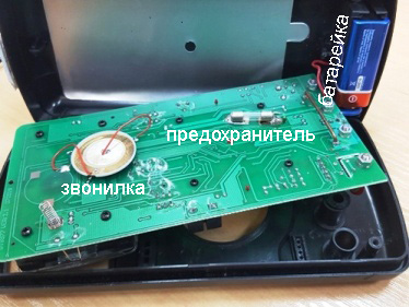 где у мультиметра предохранитель и батарейка